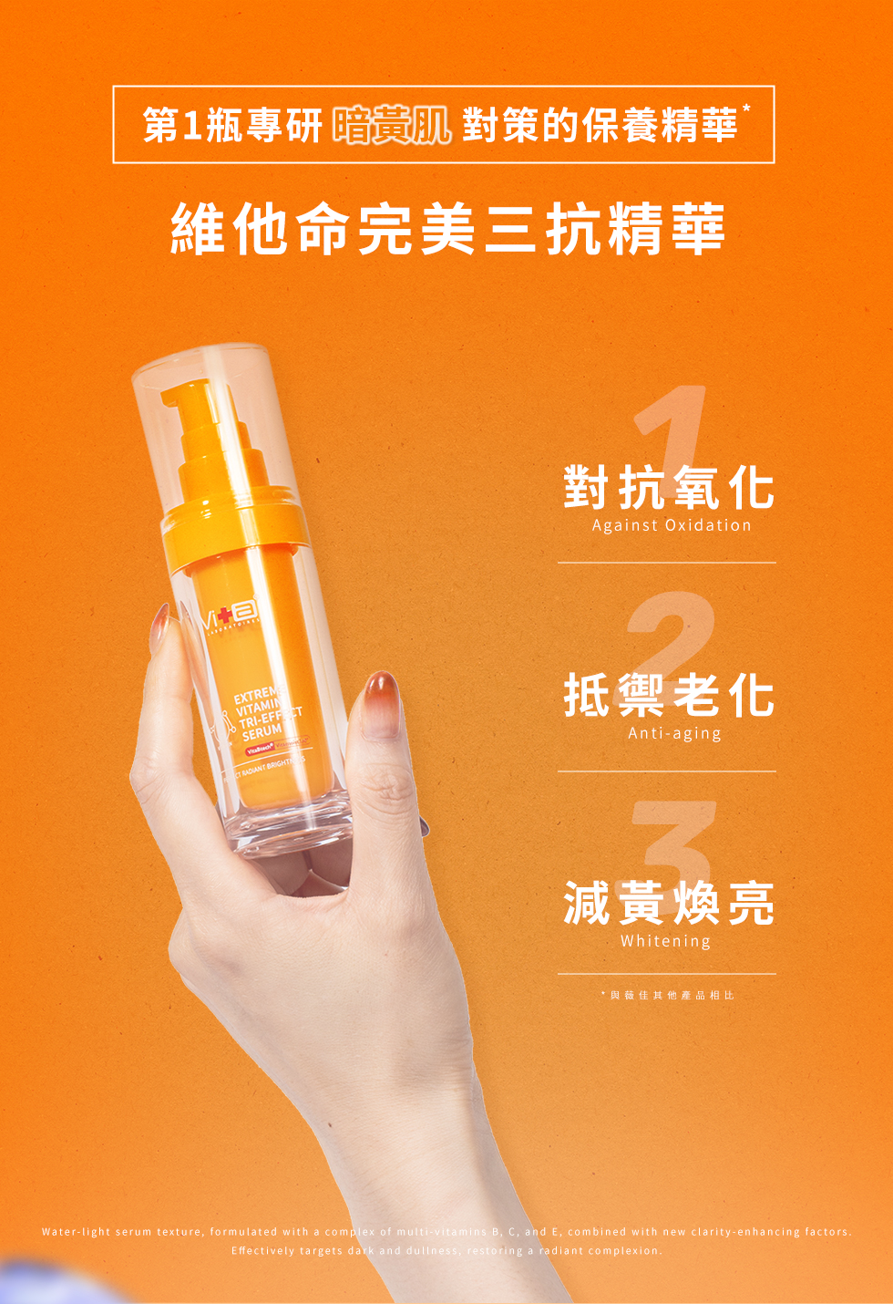 對策的保養精華3步驟