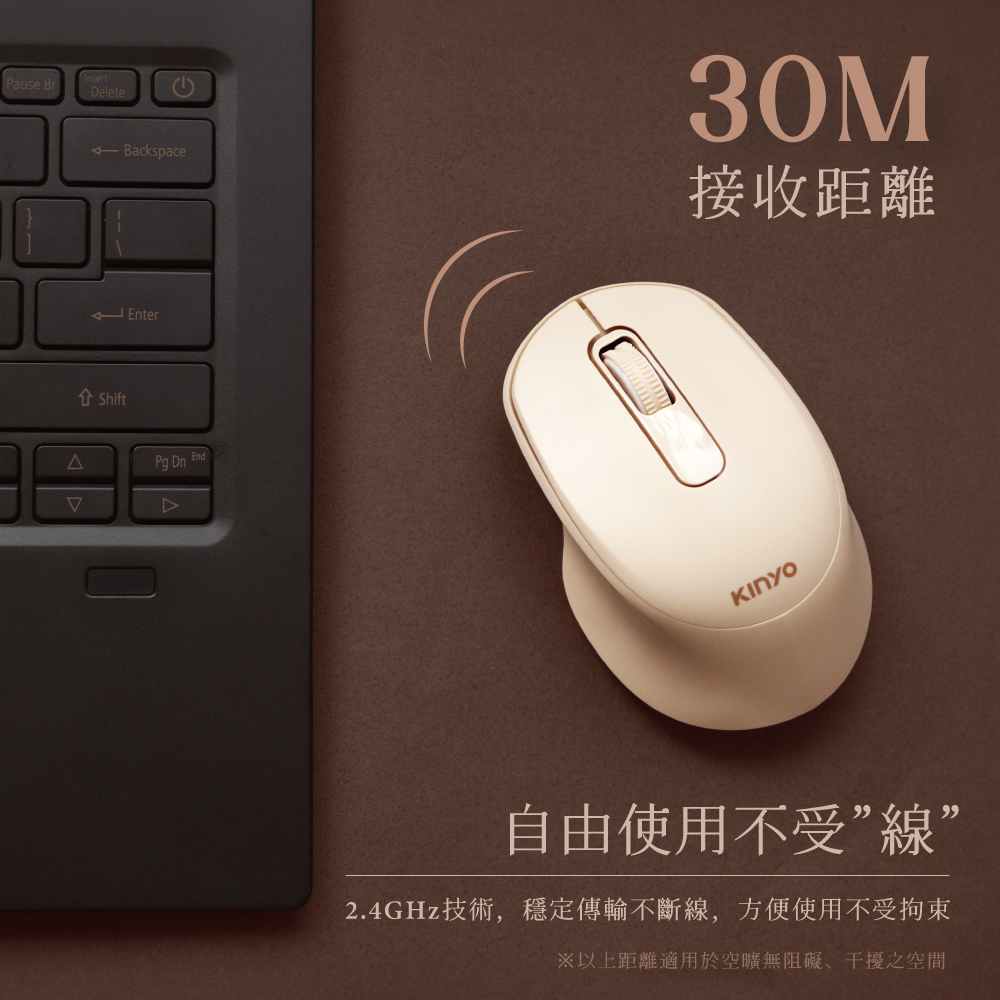 2.4GHz無線靜音滑鼠