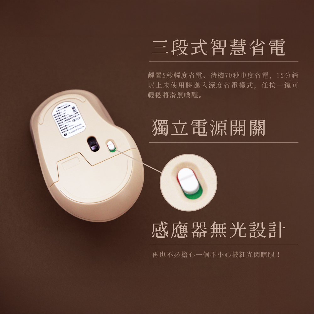 2.4GHz無線靜音滑鼠