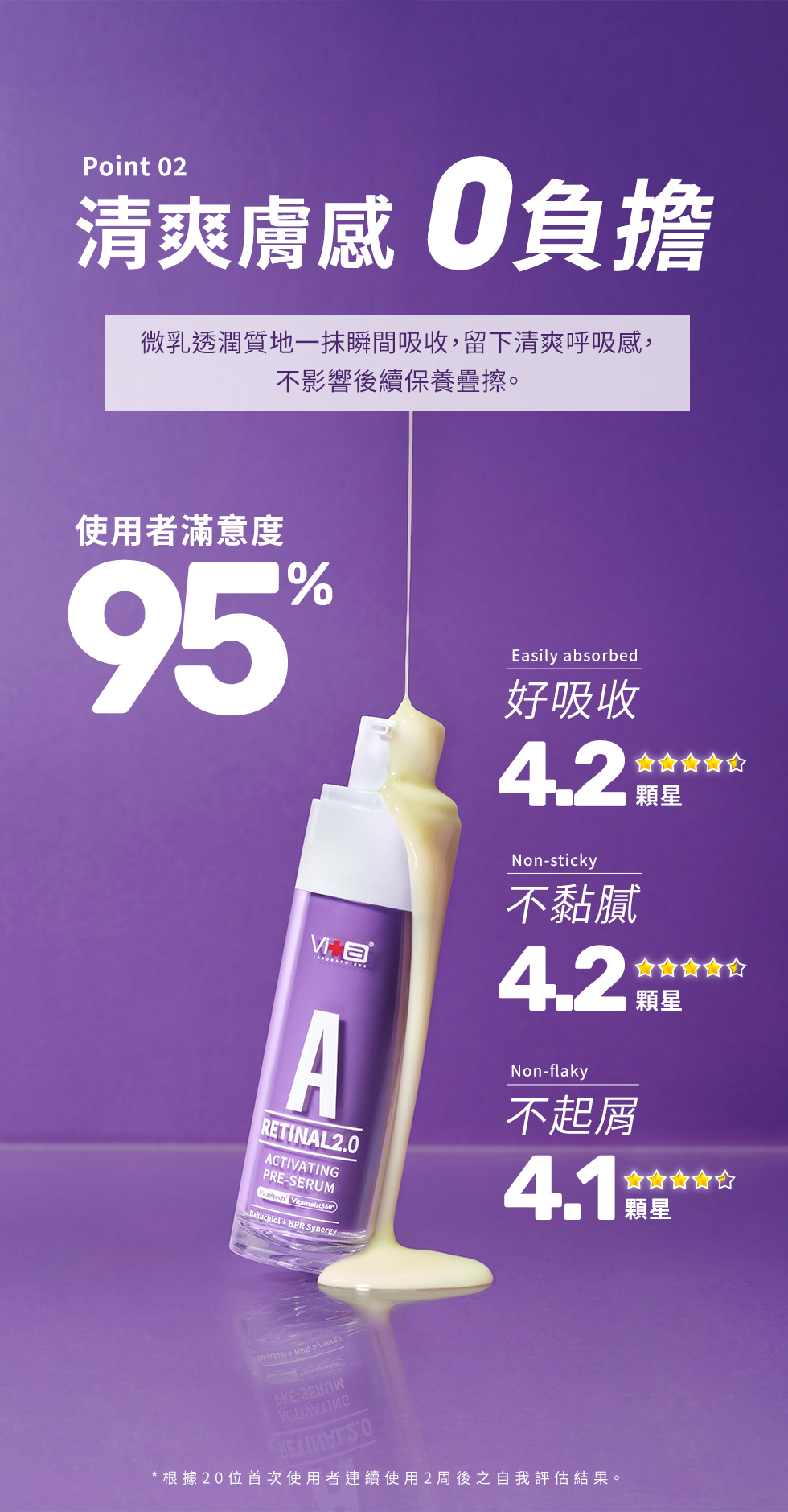 清爽膚感0負擔