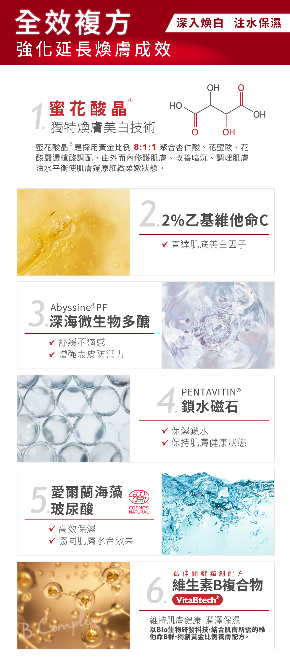 蜜花酸晶 2%乙基維他命C