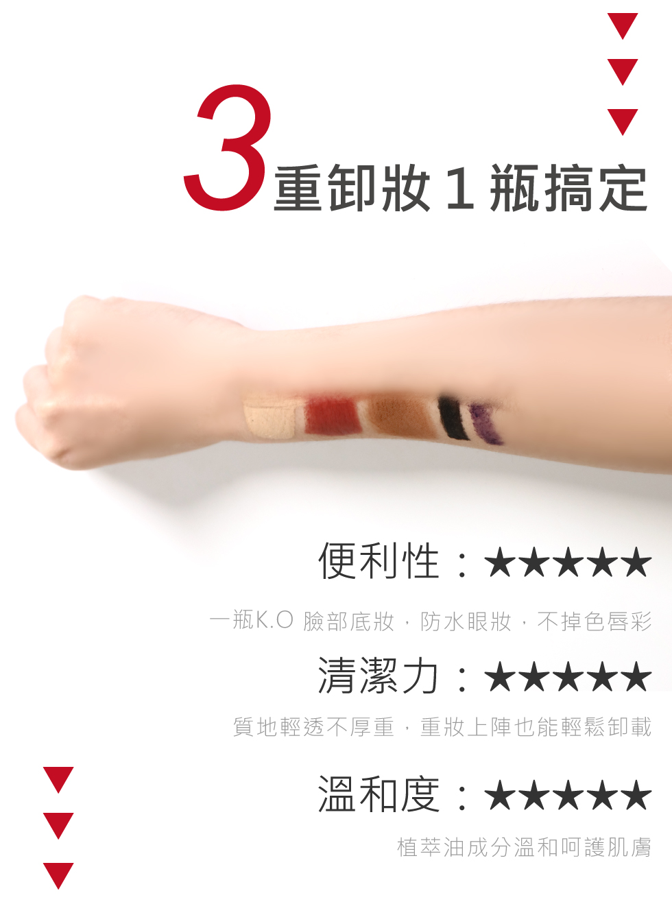 薇佳 零油感速卸潔顏油 VitaBtech 三重卸妝一瓶搞定 便利性 清潔力 溫和度