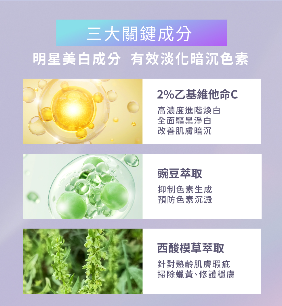 有效淡化暗沉色素