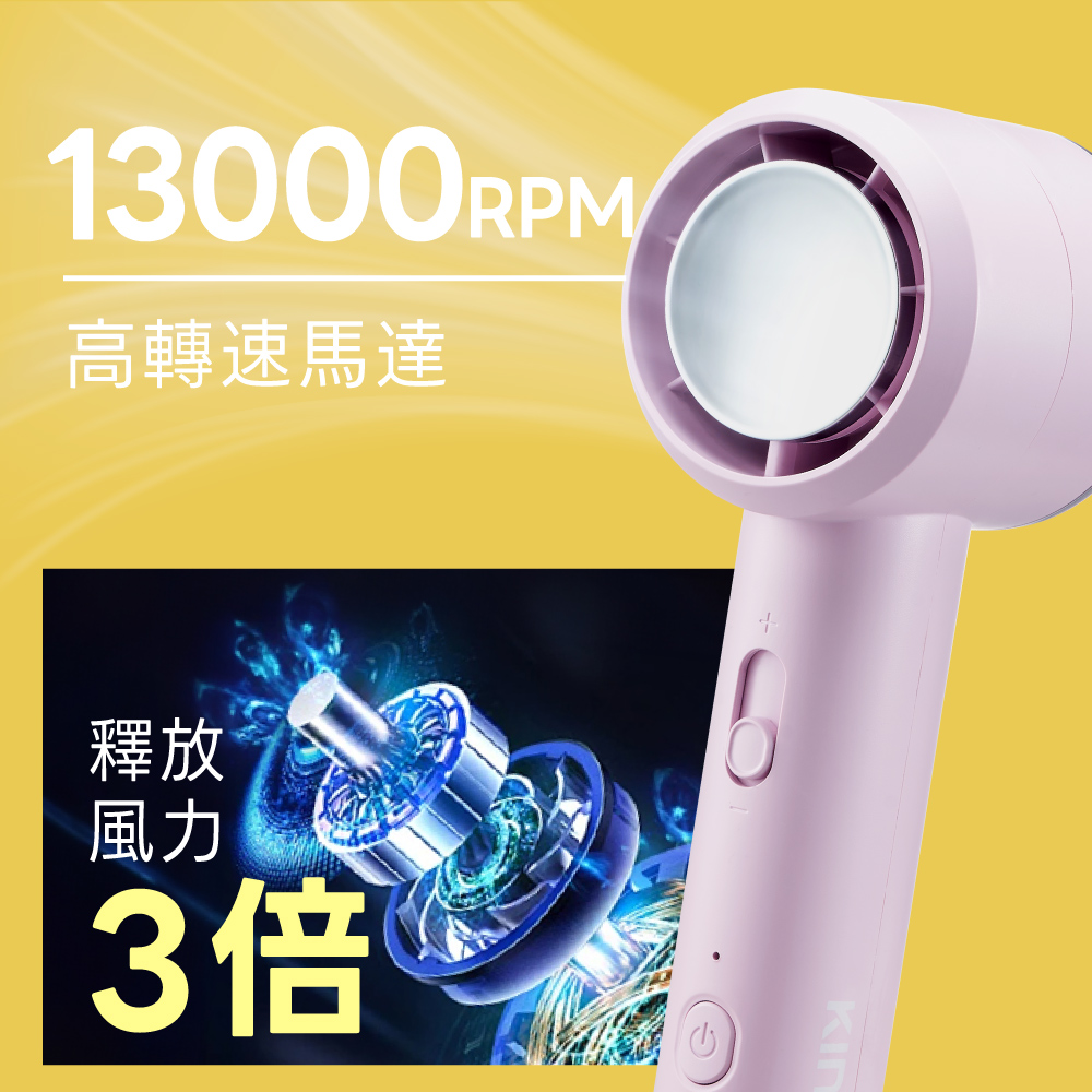 KINYO|疾速風充電風扇